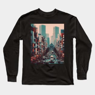 Tokyo - Lofi Mix Long Sleeve T-Shirt